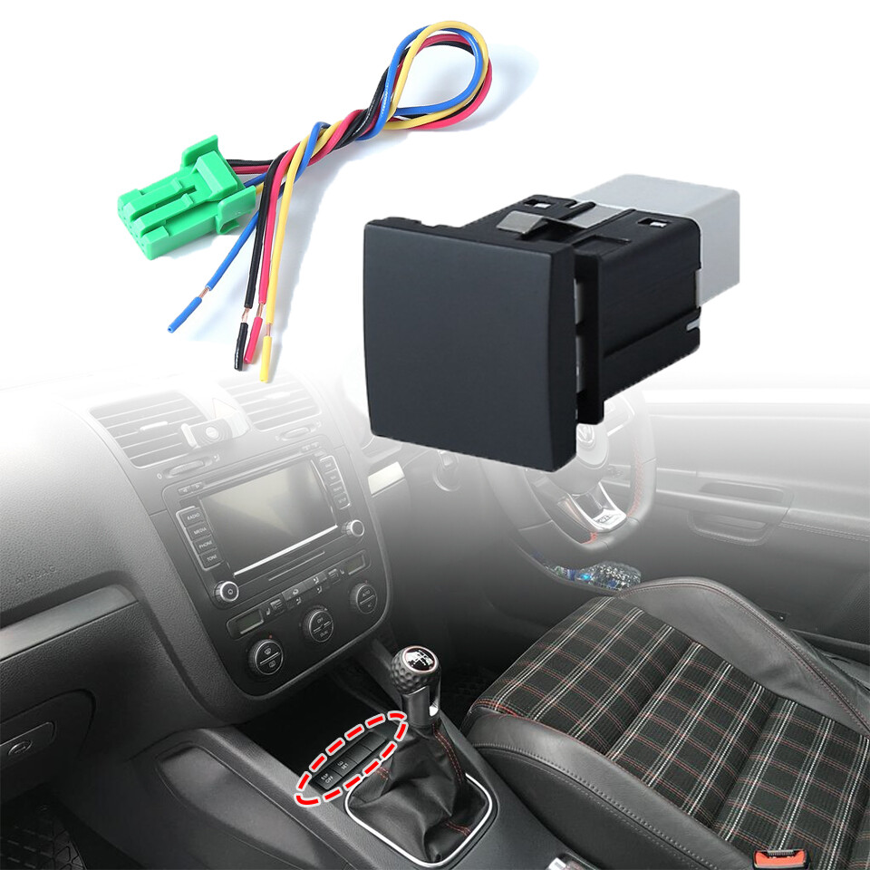 BLANK Push Switch Button For Golf Mk5 MK6 06-13 Jetta MK6