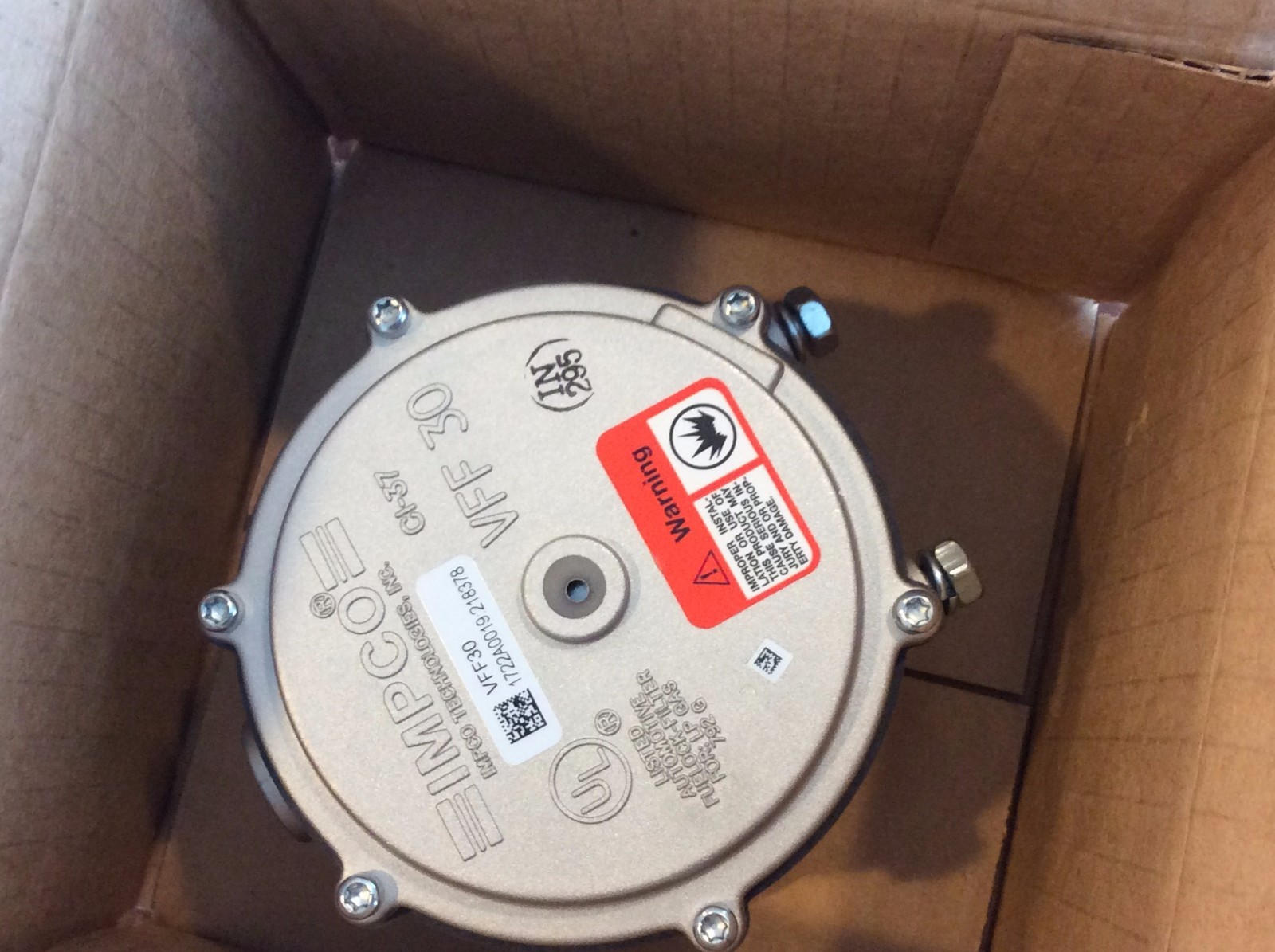 IMPCO MODEL VFF30 VACUUM FUEL LOCK/FILTER LPG FORKLIFT eBay