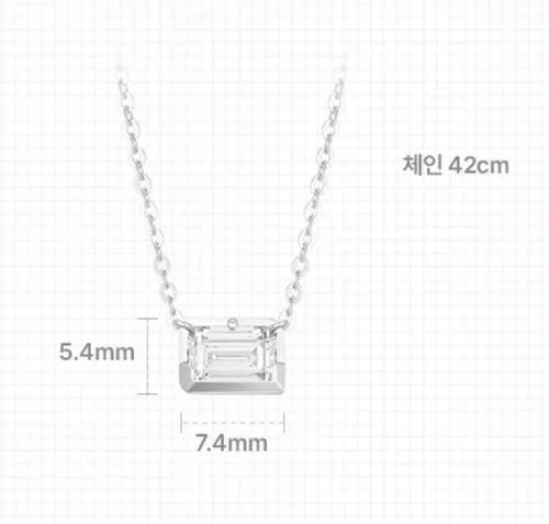 J.Estina Color Candy 14K Necklace JJJTNQ3BS073R4420 14K Rose Gold Cubic Zirconia - Picture 5 of 8