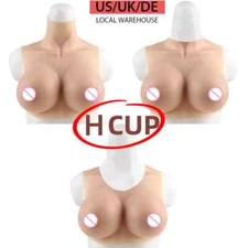 Realistic Silicone Fake Breast Forms False Boobs for Crossdresser Breastplate
