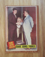 Babe Ruth 1962 Topps #136 Babe Ruth Special Babe Joins Yanks Card MLB Yankees
