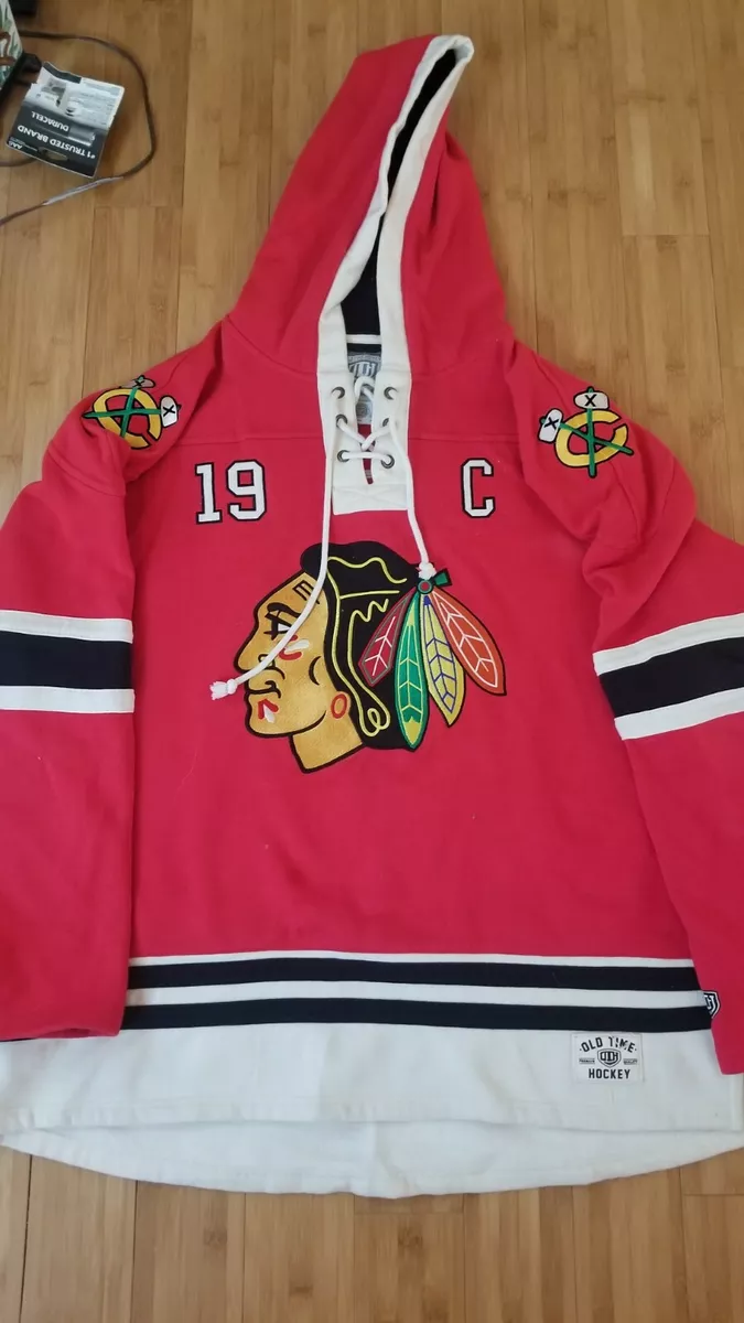 Blackhawks top jersey hoodie