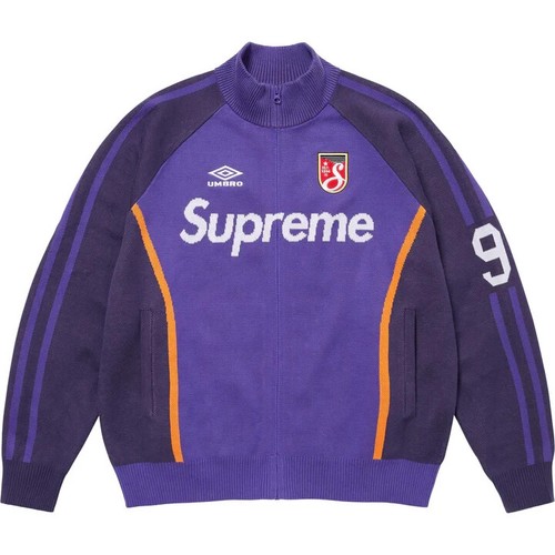 Supreme Umbro Zip Up Sweater Purple - Bild 1 von 3