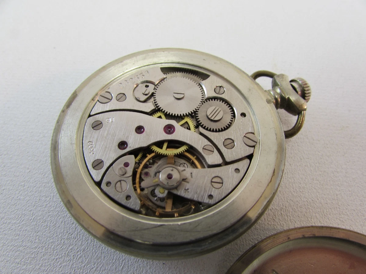 (ref288BMA) Reloj Bolsillo Sekonda 18 Joyas URSS Funcionando