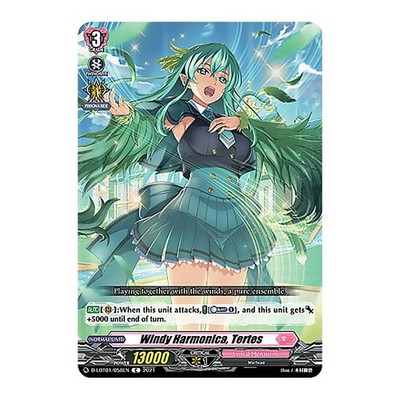 Vanguard TCG Karte D-LBT01/058EN C Windy Mundharmonica, Tertes Lyrical Melody