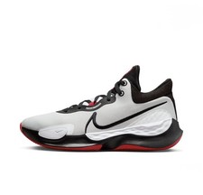 Size 12 - Nike Renew Elevate 3 Pure Platinum Black Red Men’s Basketball Shoes