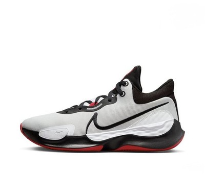 Size 12 - Nike Renew Elevate 3 Pure Platinum Black Red Men s Basketball Shoes