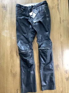 Halvarssons Seth Ladies Leather Motorcycle Motorbike Pants Trousers Euro 38