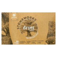 Stoneworks, Dryer Sheets, Oak Tree, 80 Compostable Sheets