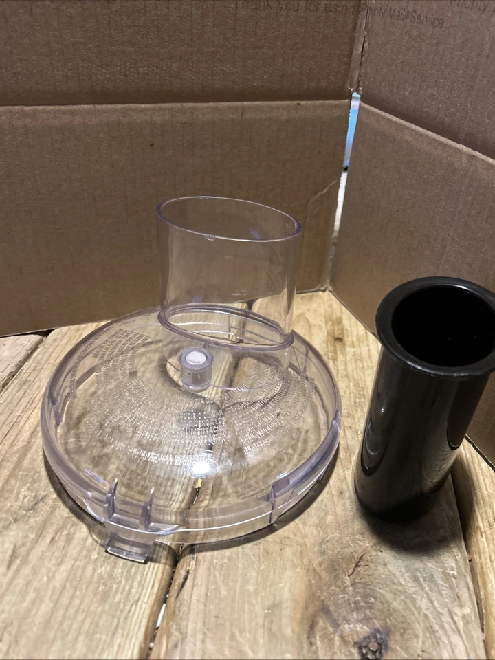 Black & Decker FP1600 FP1700 FP1800 Food Processor 8 Cup Work Bowl Lid w/ Pusher - Image 4 of 4