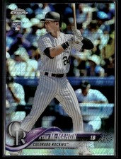 2018 Topps Chrome Ryan Mcmahon #21 NM Prism Refractor RC Rookie Card. rookie card picture