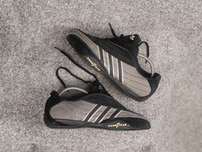 Zapatillas deportivas Adidas Originales X Goodyear Logo Racing Estilo Y2K de colección negras