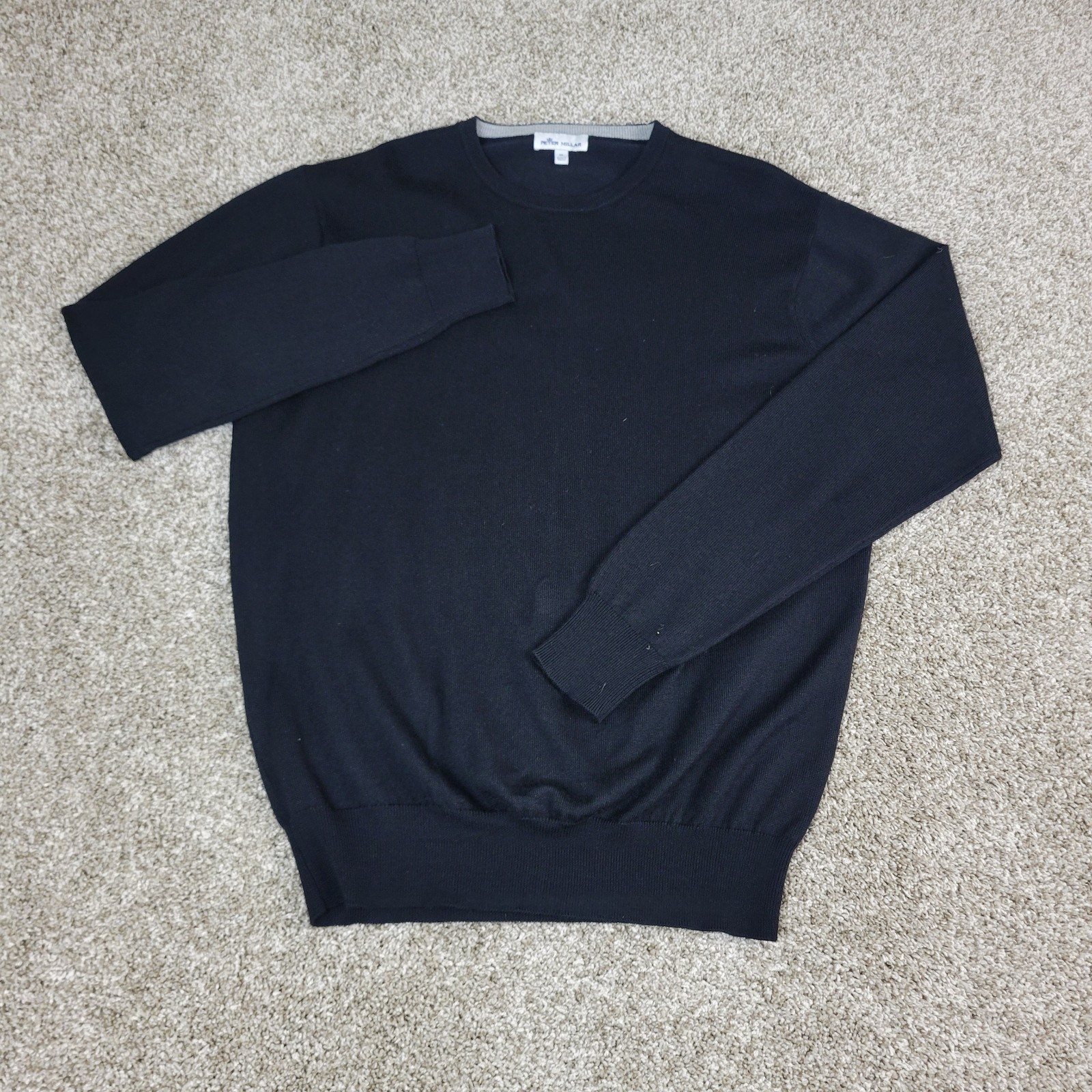 Peter Millar Mens Medium Solid Black Stretch Knit… - image 2