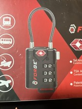 4-pack Forge Travel Sentry TSA21105 TSA Certified Travel Lock NEW