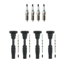 Denso 4 Iridium TT Plugs & NGK Ignition Coil Boots Kit for ATS CTS Malibu Regal