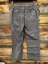 Old Navy Boy's Blue Chambray Casual Pull-On Pant GUC Large 10-12 VIDEO
