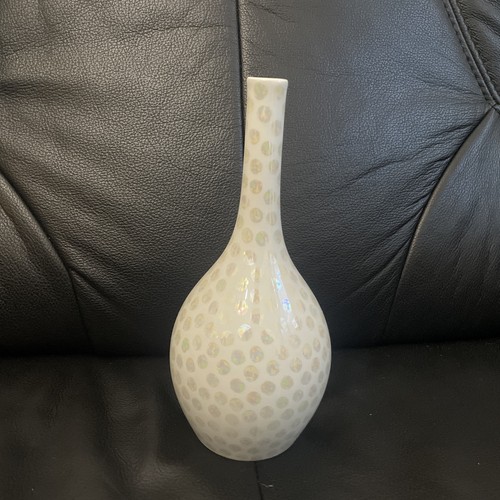 Kpm Berlin Vase Mit Irisierender Punkt Bemalung, Ausgefallen - Bild 1 von 10