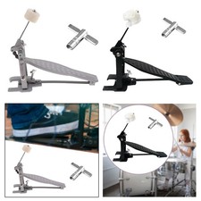 Single Foot Pedal Practice Pedal Aluminum Alloy Percussion Instrument Kick Drum