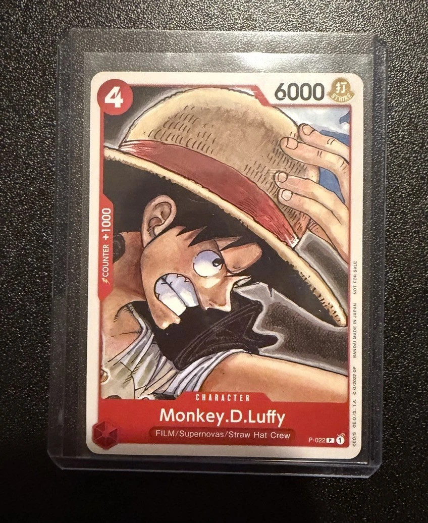 Monkey.D.Luffy P-022 One Piece Promotion Cards for sale | eBay