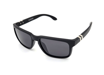 Polarized Blenders Canyon Sunglasses Matte Black Frame Smoke Polarized Lens NEW