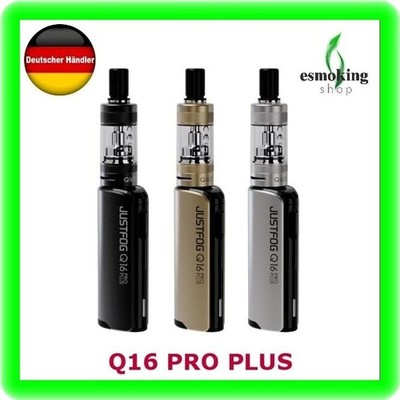 JustFog Q16 Pro Plus E-Zigarette Starterset Kit Coils Verdampfer Köpfe