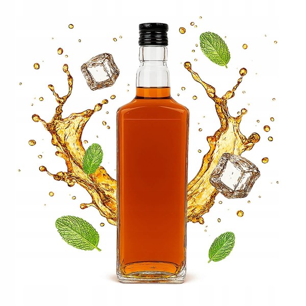 Whiskyflasche 500Ml FüR Whisky, LiköR, Wein, LiköRe, Geschenkglas-image