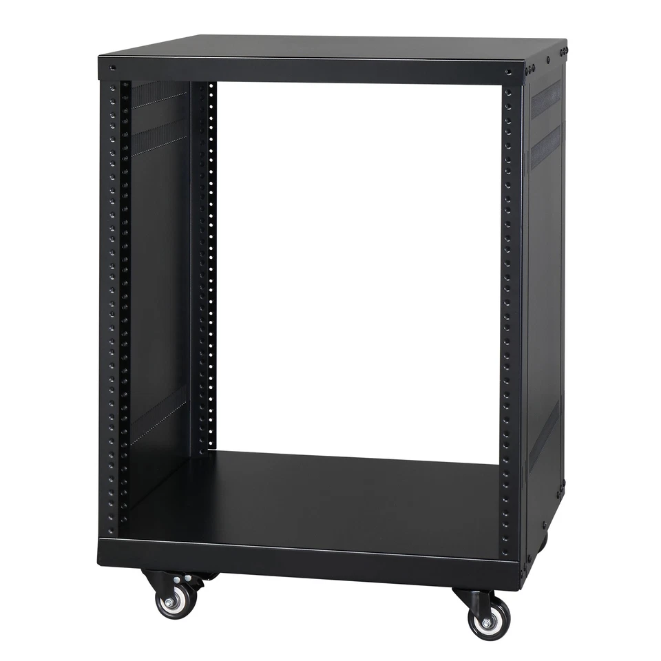 19inch 12U Component Rack Cabinet DJ Equipment Cabinet Audio Network Server Case - Image 4 of 4