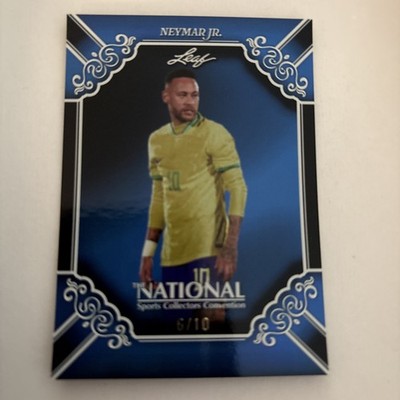 2026 Leaf The National Sports Convention Neymar Jr /10 Blue NSCC