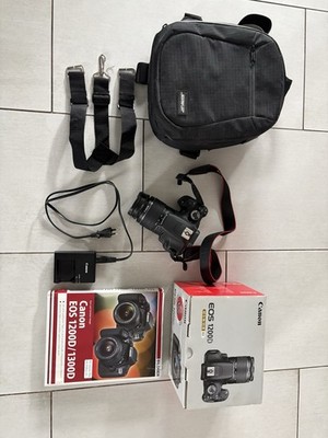 Canon EOS 1200D Digitalkamera in schwarz mit EFS 18-55mm Objektiv + Zubehörpaket