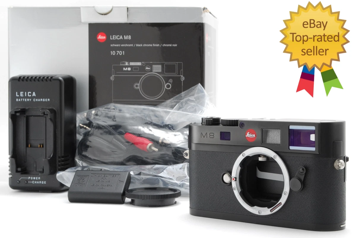 レア！【美品 元箱付き】 ライカ LEICA M8 ボディ ブラック #165 Leica】M8 “Black Special” RED logo | THE MAP TIMES