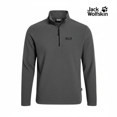 Men Jack Wolfskin Fleece Grey M #9EUG