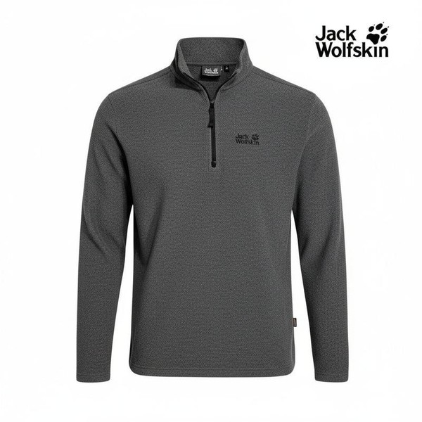 Men Jack Wolfskin Fleece Grey M #9EUG