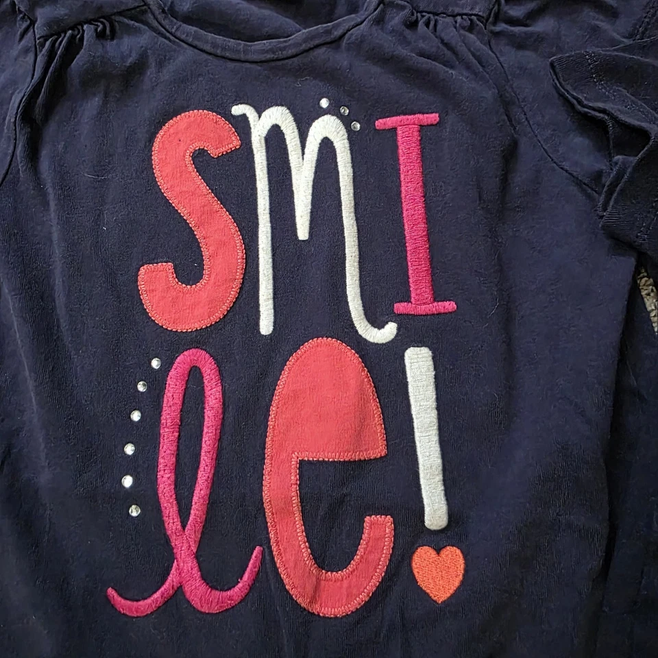 Lote Leggings Gymboree TCP Niñas Talla 8 Líneas Mixtas Mangas Cortas Azul Rojo Rosa Foto 4 de 4