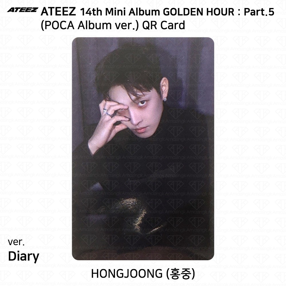 ATEEZ 14th Mini Album Golden Hour Part.5 POCA Album ver. Photocard