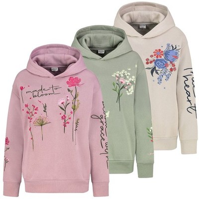 Eight2Nine Damen Hoodie Sweatshirt Kapuzen-Pullover Sweat Shirt Pulli LETN-113