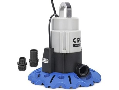CIPU Pool Cover Pump 1/3 HP Automatic Sensor Switch 2520 GPH w/ Adapters 115V
