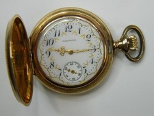 FINE 1903 ELGIN 0S 20YR 10K GOLD FILLED ORNATE DIAL HC POCKET WATCH -RUNS REPAIR