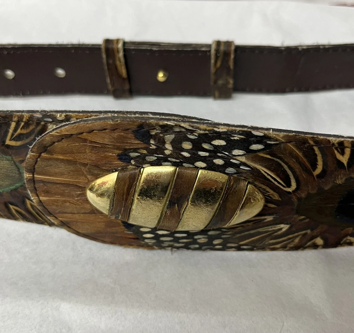 peacock feather belt products for sale | eBay