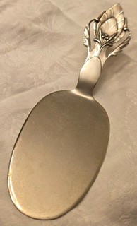 DANISH 1937 ALL STERLING TORTE / DESSERT SERVER JOHANNES SIGGAARD