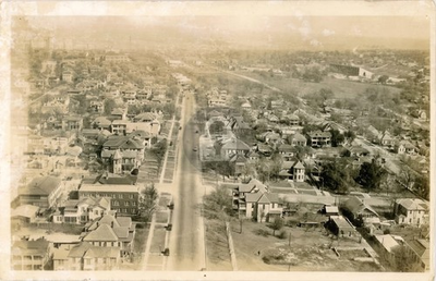 #ad Austin TX 1925 Residential Areas University Avenue RPPC Photo Postcard COPY $4.95