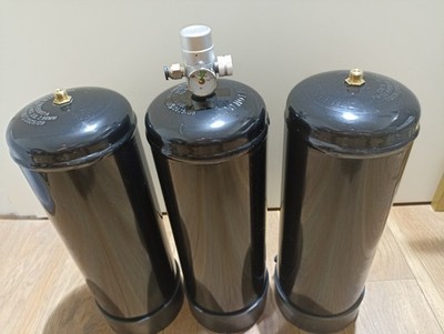 3L 200bar CO  Schweiß Schutzgas Gasflasche Manometer PCP Paintball HPA Aquarium