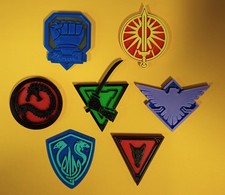 BATTLETECH / MECHWARRIOR Fanart: 7 Badges / A...
