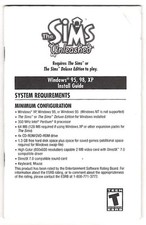 THE SIMS UNLEASHED ~ c2002 Video Game Manual