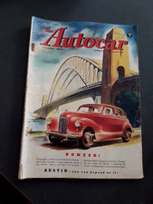 THE AUTOCAR MAGAZINE 1949 MOTOR CAR AUSTIN SYDNEY HARBOUR BRIDGE AUSTRALIA