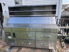 Randell 51368WPR Refrigerator Prep Table, Working Condition Mechanic Tested