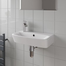 Affine Wall Hung Basin Gloss White - 450 x 255mm