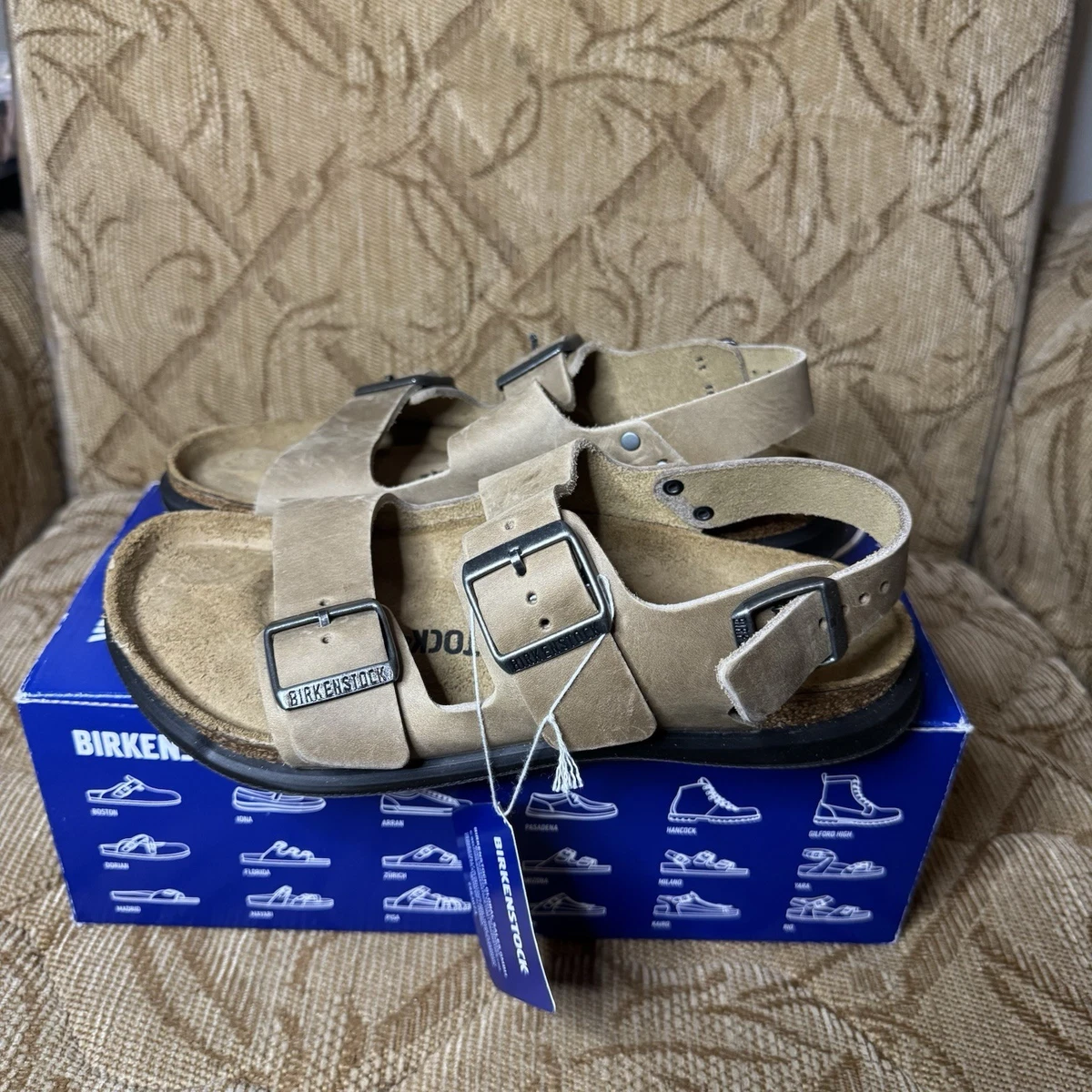 Birkenstock Milano 100% Leather Sandals for Women for sale  display picture 3