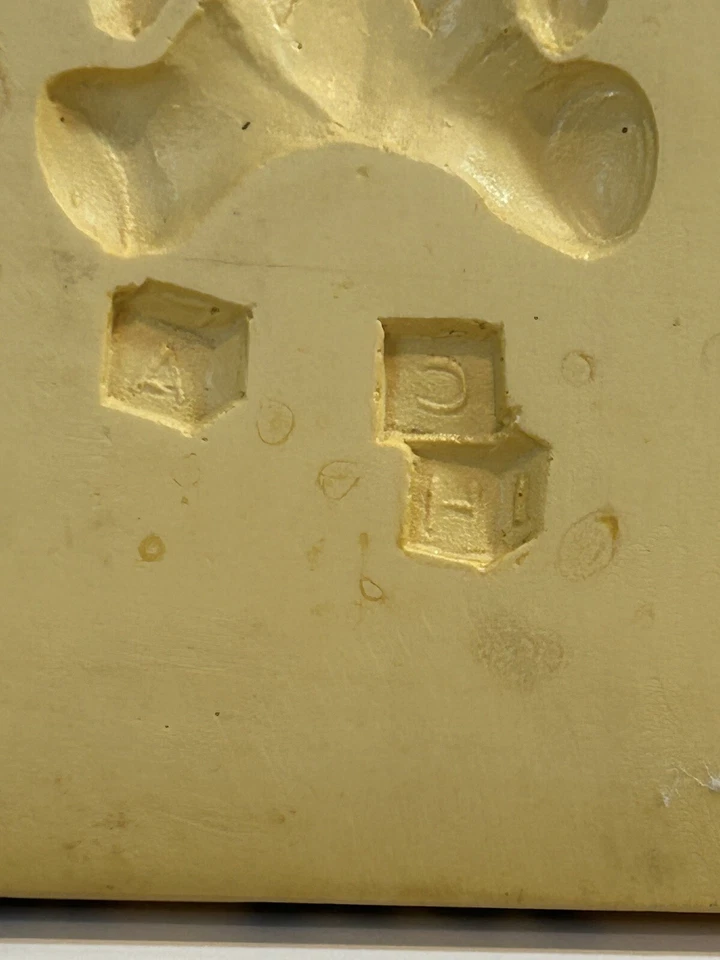 Molde de fundición de papel de oso de peluche sentado para arcilla, pulpa de papel y arcilla seca al aire #71 Foto 3 de 4