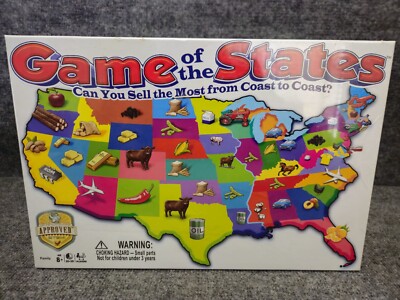 Hasbro GAME OF THE STATES Can You Sell The Most From Coast to Coast
