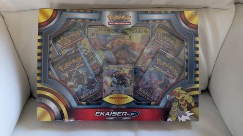 Coffret pokémon ancien  ékaïser GX Soleil et lune FR 2017